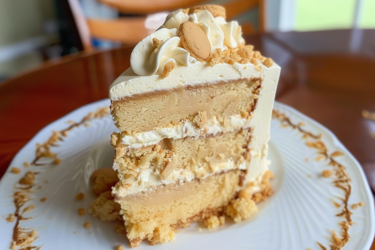 Banana Pudding Cookie Butter Cheesecake Cake