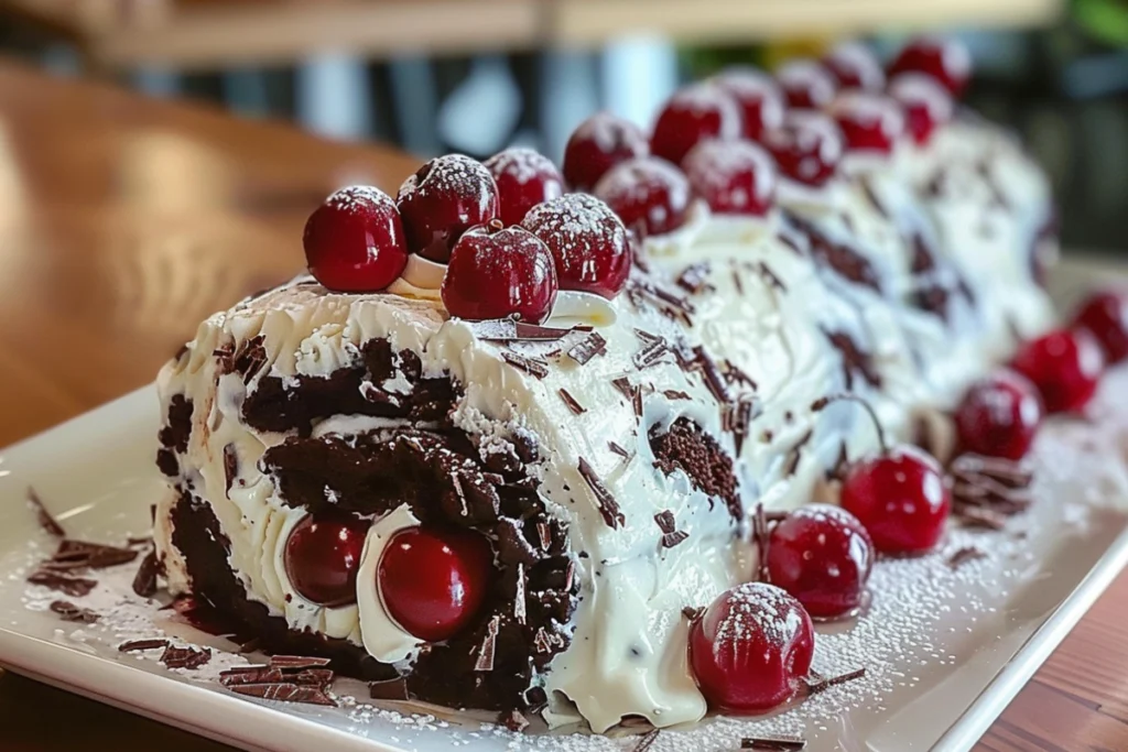 Black Forest Chocolate Roulade