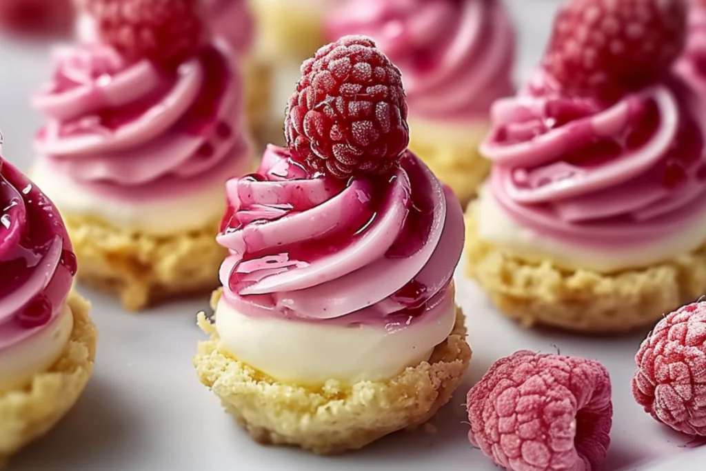 Raspberry Bliss Cheesecake Bites