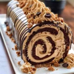 Peanut Butter Cup Cake Roll