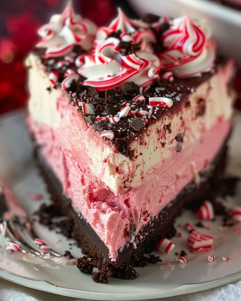 No-Bake Peppermint Cheesecake