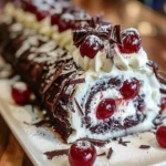 Black Forest Chocolate Roulade