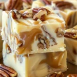 White Chocolate Caramel Pecan Fudge