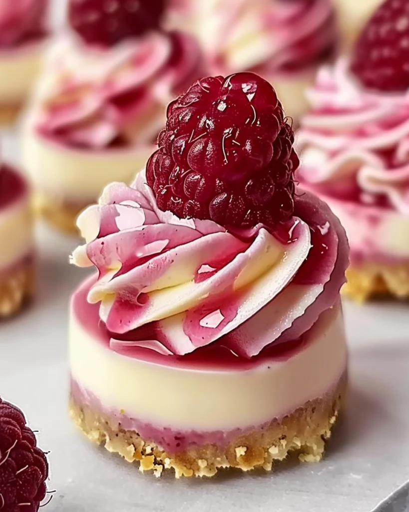 Raspberry Bliss Cheesecake Bites