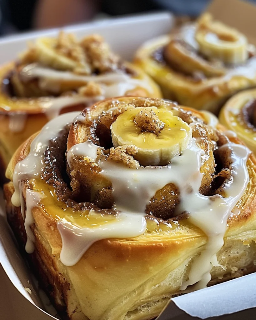 Banana Bread Cinnamon Rolls