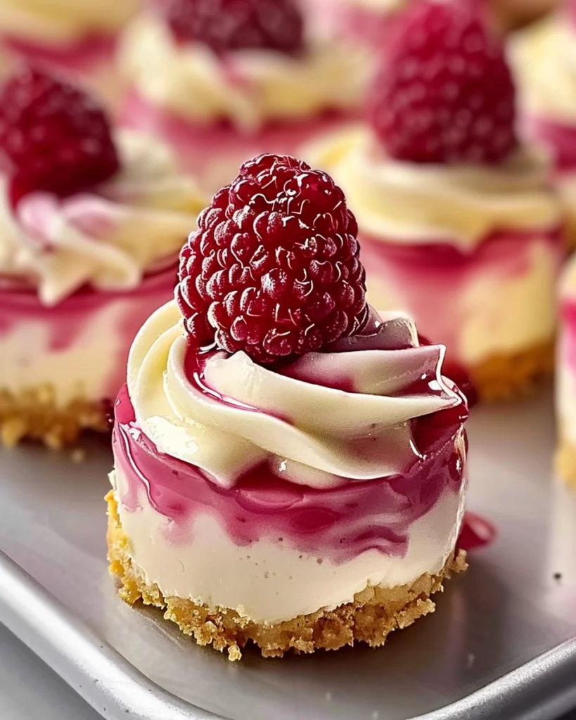 Raspberry Bliss Cheesecake Bites