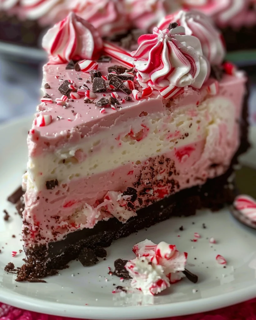 No-Bake Peppermint Cheesecake