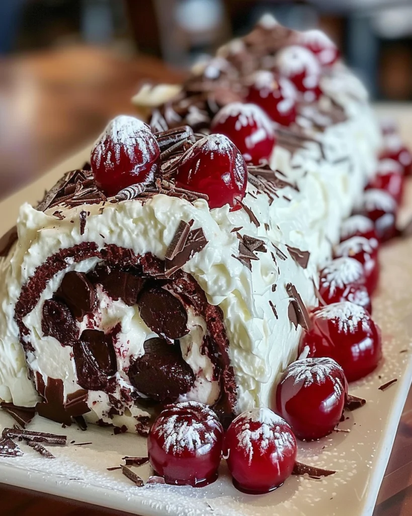 Black Forest Chocolate Roulade