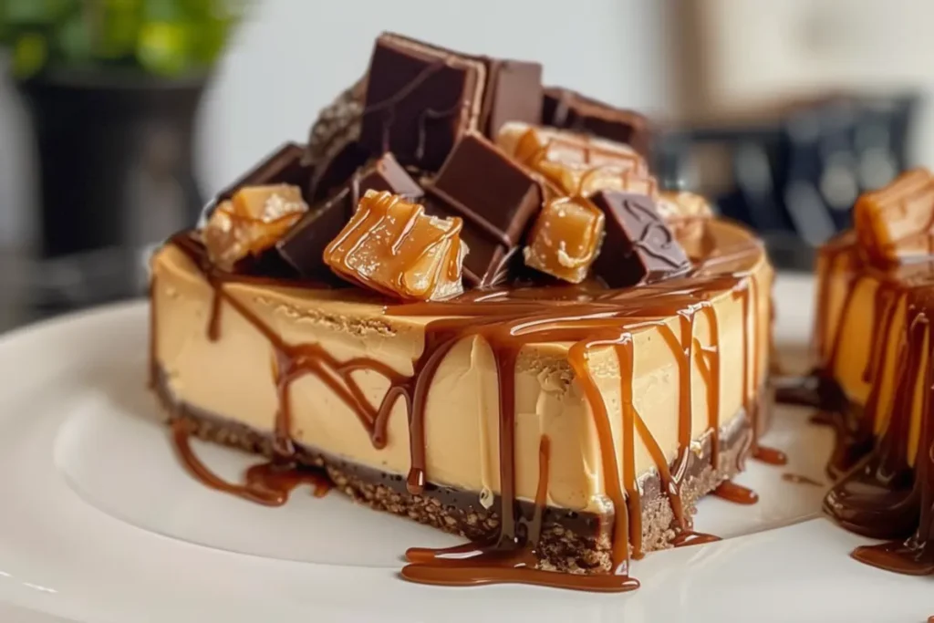 Caramel Candy Cheesecake