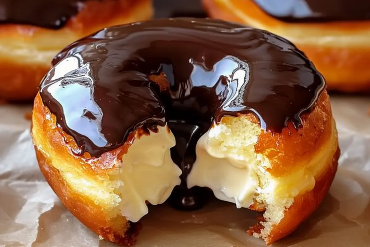 Boston Cream Doughnuts Recipe