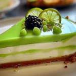 Lime Mousse Cheesecake with Lime Glaze