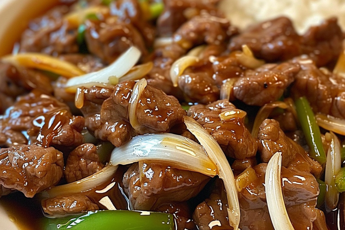 Chinese Beef and Onion Stir-Fry