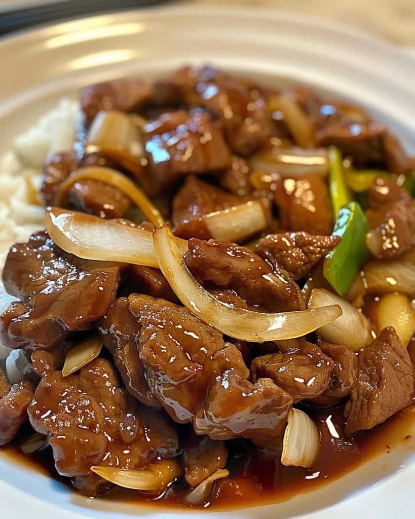 Chinese Beef and Onion Stir-Fry