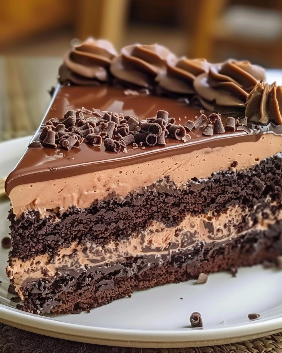 Black Tie Mousse Cake