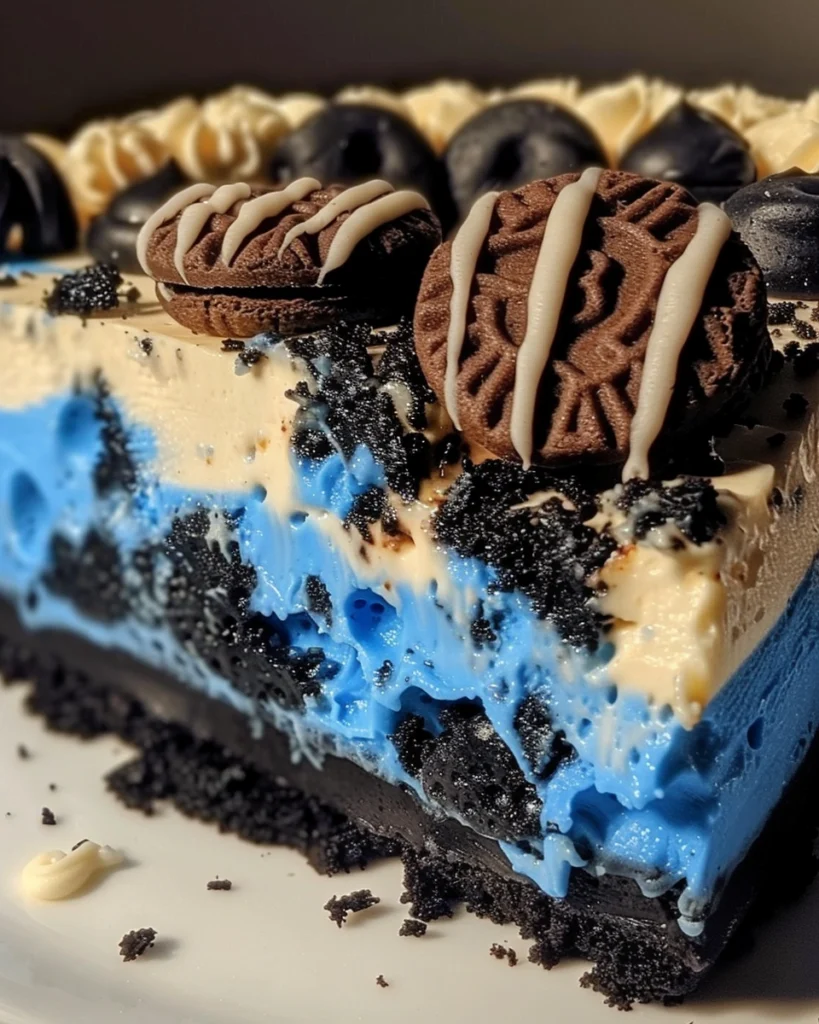 Cookie Monster Cheesecake recipe