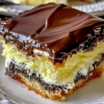 Boston Cream Poke Cake