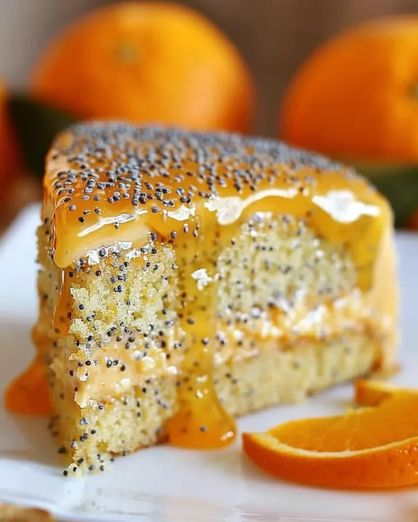 Orange Poppy Seed Cake