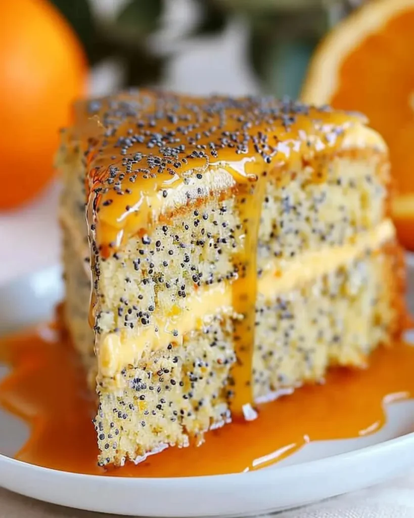 Orange Poppy Seed Cake