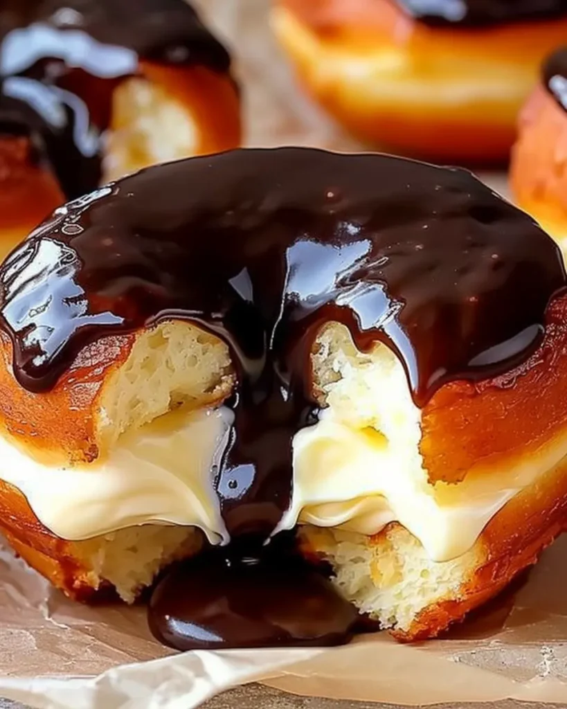 Boston Cream Doughnuts Recipe