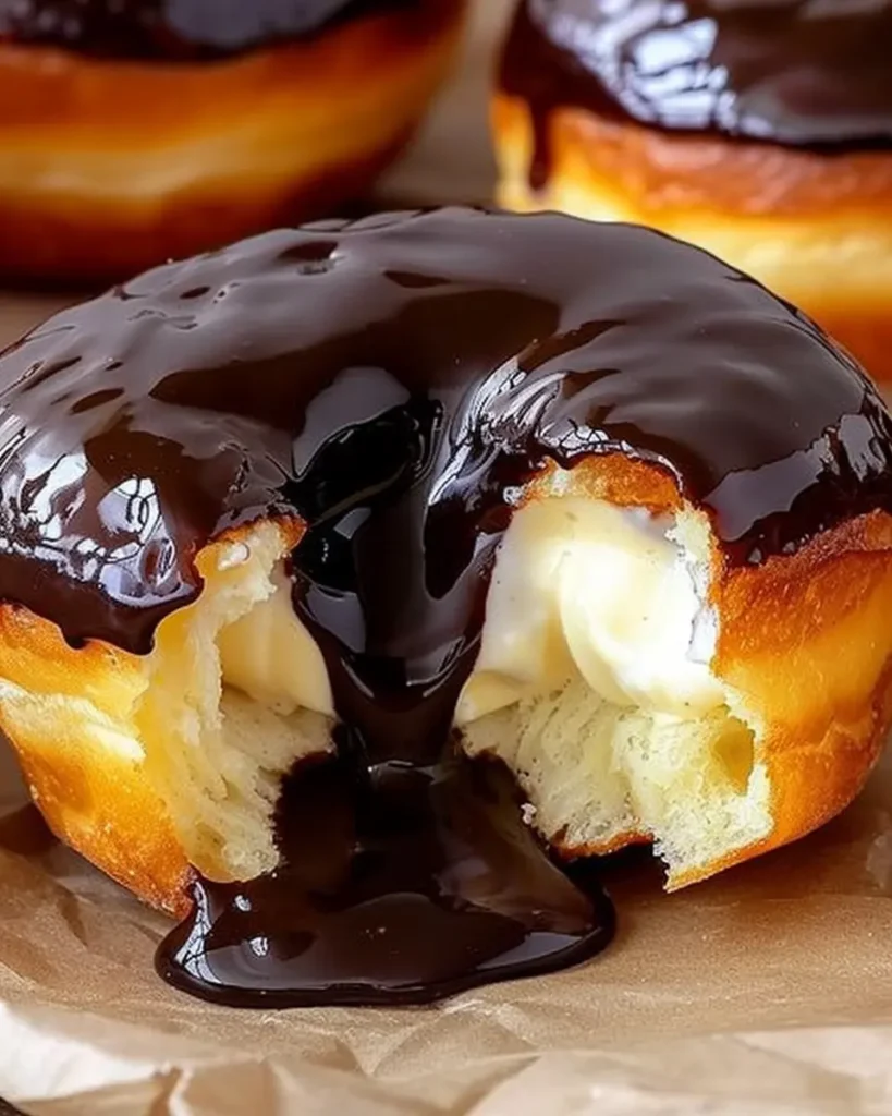 Boston Cream Doughnuts Recipe