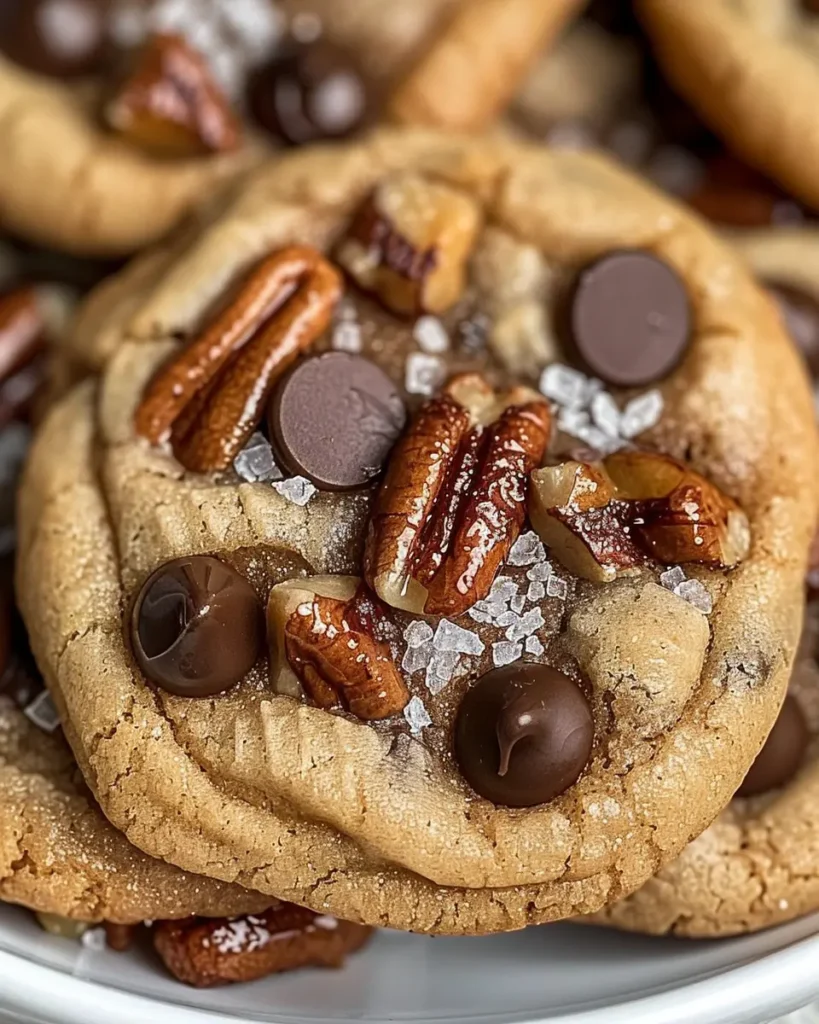 Cinnamon Sugar Praline Chocolate Chip Cookies