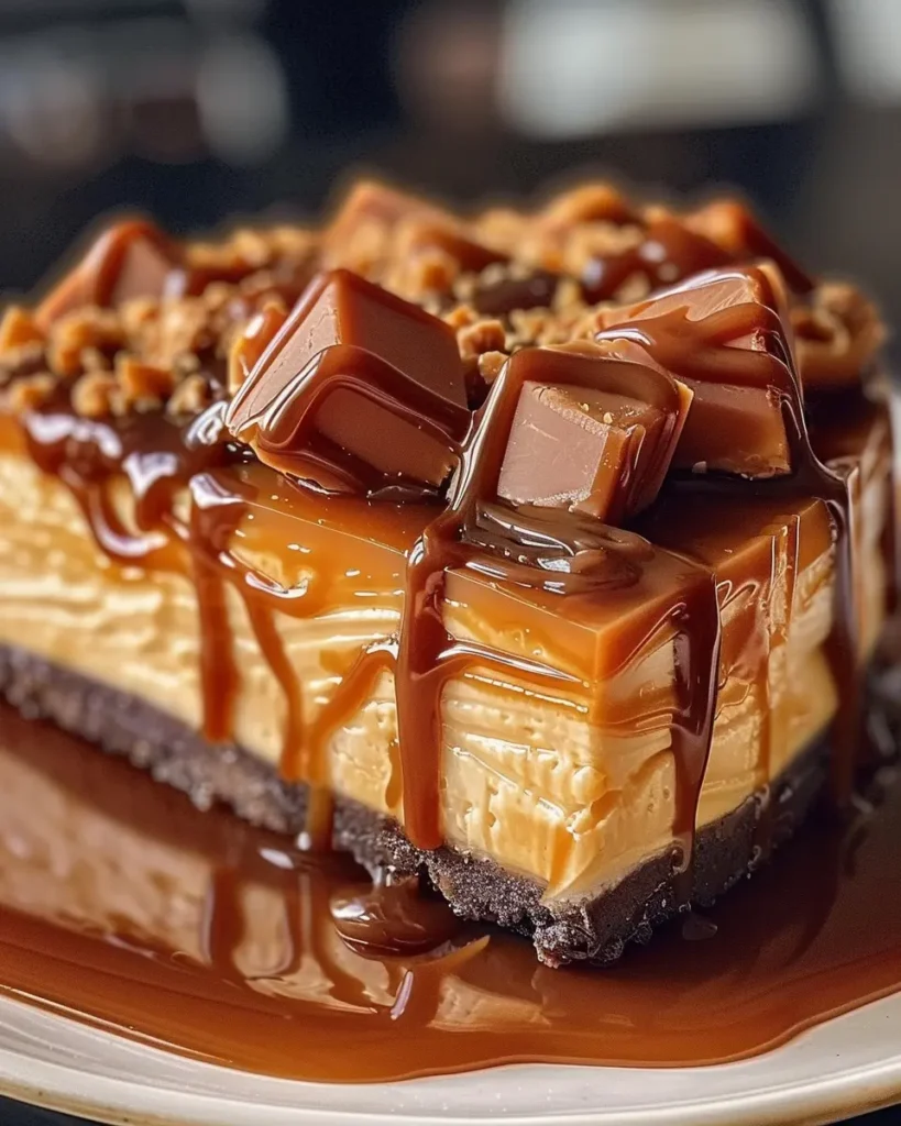 Caramel Candy Cheesecake