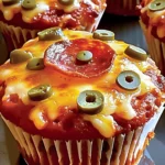 Deep Dish Pizza Cupcake