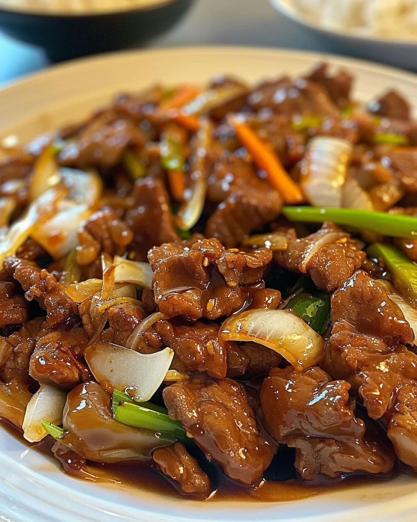 Chinese Beef and Onion Stir-Fry