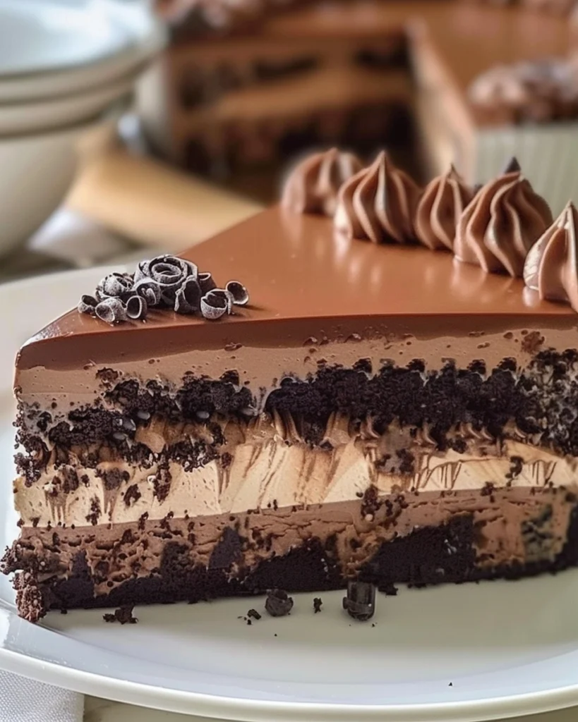 Black Tie Mousse Cake