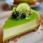 Lime Mousse Cheesecake with Lime Glaze