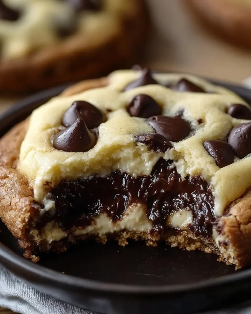 Cheesecake-Filled Chocolate Chip Cookies