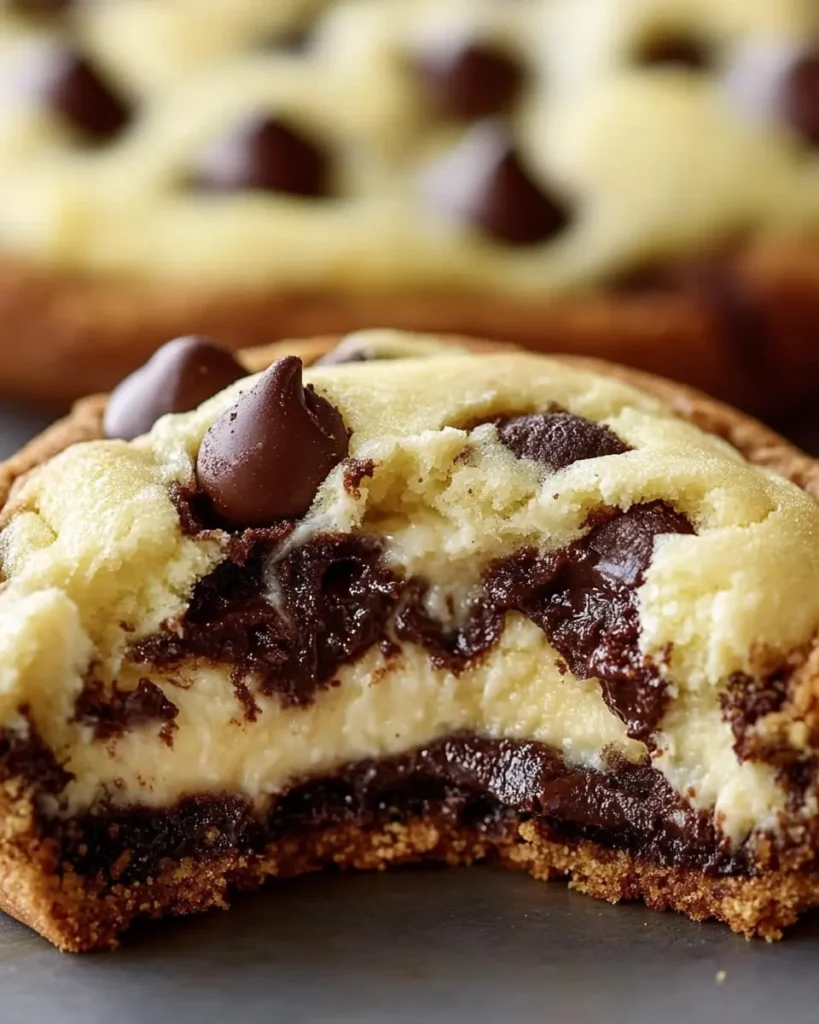 Cheesecake-Filled Chocolate Chip Cookies