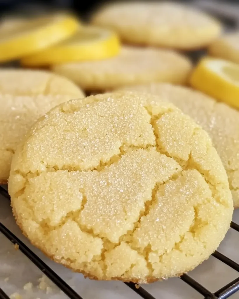 Soft & Chewy Lemon Sugar Cookies