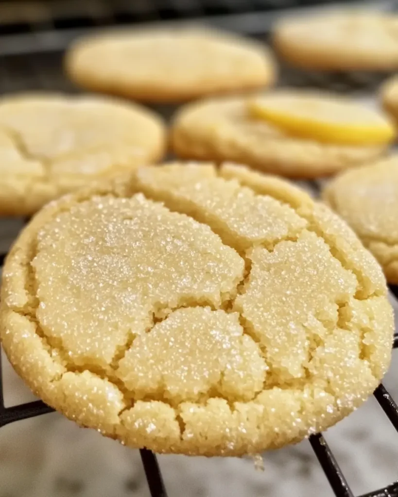 Soft & Chewy Lemon Sugar Cookies